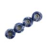 SPITBOARDS Fingerboard Swirl Wheels Polyurethane CNC Lathed Bearing Wheels - Blue Swirl view 2