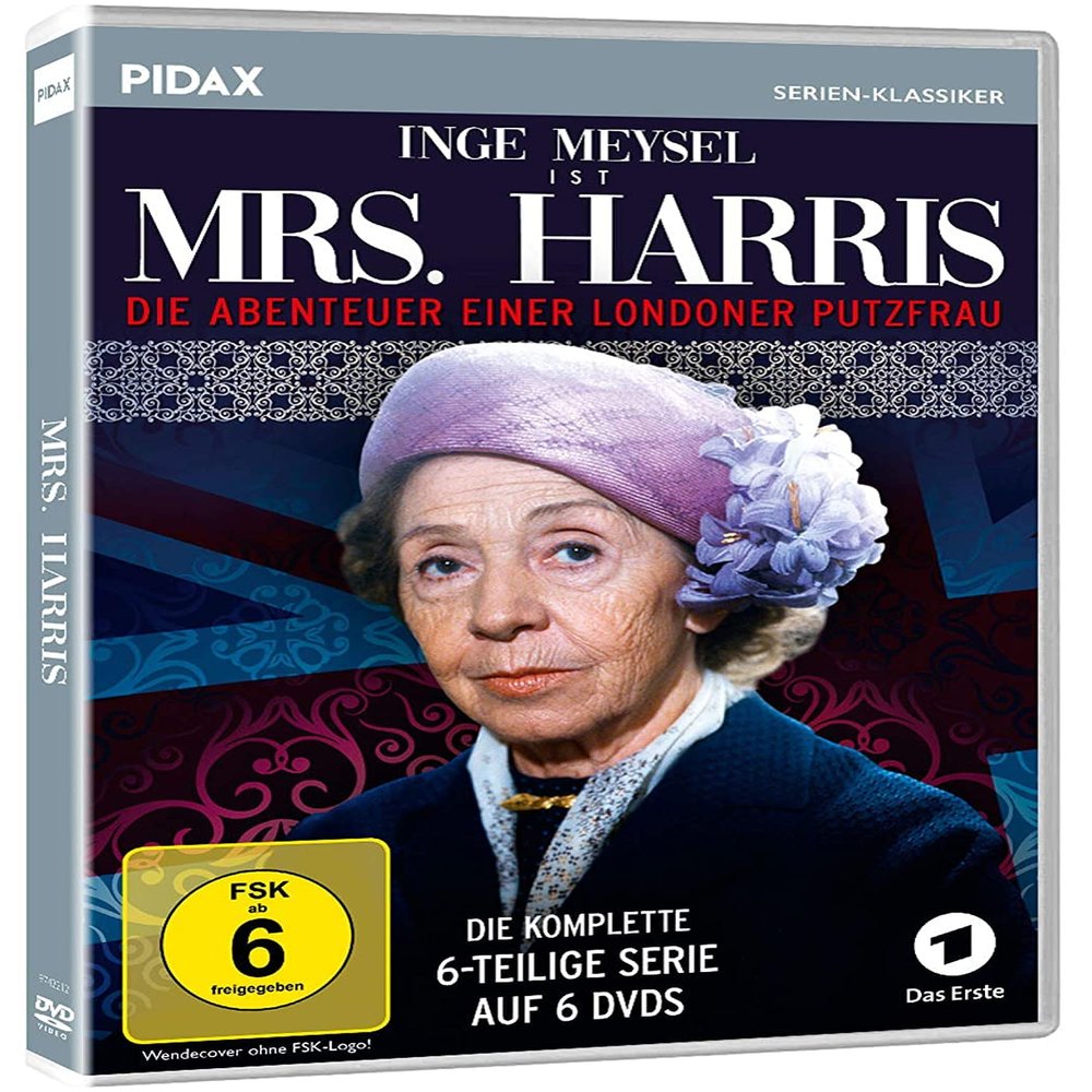Mrs. Harris - Die Abenteuer Einer Londoner Putzfrau/Die komplette 6-teilige Serie mit Inge Meysel (Pidax Serien-Klassiker)