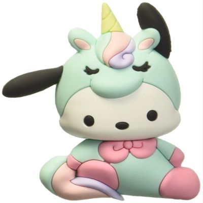 Hello Kitty & Friends 3D Foam Magnet - POCHACCO Unicorn