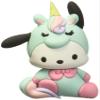 Hello Kitty & Friends 3D Foam Magnet - POCHACCO Unicorn view 1