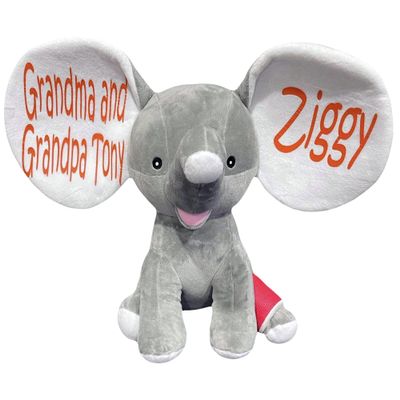 Broken Arm Gifts for Kids - Personalized Stuffed Elephant - Get Well Soon Gifts for Kids - Free Gift Wrapping - Broken Leg Gifts - Broken Bone Care Package