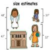 Jesus at The Pool of Bethesda Heals People Felt Bible Story for Flannnel Boards Miracles view 2