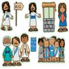 Jesus Talks to Samaritan Woman at The Well Felt Bible Story for Flannnel Boards Miracles view 1