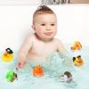 24 Pcs Rubber Ducks, 2.75 Inch Assorted Floater Ducking for Kids, Baby Rubber Ducks in Bulk Bath Toy,Ducks for Cruise Party Favors, Baby Birthday Shower Classroom Gifts view 4