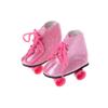 1 Pair of Roller Skates Shoes for 18Inch Doll Clothing Dress Up Accessories Pink Useful and Attractive view 1