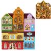 TOPBSFARNY 6PCS DIY Dollhouse Kit Creative Assembly Miniature Scenery Doll House Mini World Series Miniature Collection 3D Wooden Puzzle for Chirstmas Toy (QH-6PCS) view 1