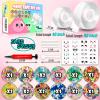 Nano Tape Bubble Kit, Toys for Girls, DIY Craft Kit, Cool Stuff for Girls, Cute Stuff, Cool Things for Kids, Boys,Gift for 4, 5, 6, 7, 8, 9, 10, 11, 12 Years Old Kids, 2PCS (2"&1.2") view 2