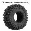 INJORA 1.0 Tires-58 * 24mm All Terrain Super King Trekker Soft Sticky Tires for TRX4M 1/18 1/24 RC Crawler SCX24 AX24,T1017 view 2