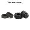 INJORA 1.0 Tires-58 * 24mm All Terrain Super King Trekker Soft Sticky Tires for TRX4M 1/18 1/24 RC Crawler SCX24 AX24,T1017 view 4
