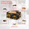 Cute Elephant Baby Large Storage Baskets Bins Funny Music Animal Collapsible Storage Box Laundry Organizer for Closet Shelf Nursery Kids Bedroom 1 Pack 15x11x9.5 view 2
