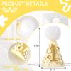 SYESQL Bee Themed Birthday Hat - Medium, Golden and White, for First Birthday, Babies and Toddlers, Costume Headwear view 2