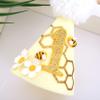 SYESQL Bee Themed Birthday Hat - Medium, Golden and White, for First Birthday, Babies and Toddlers, Costume Headwear view 4
