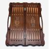 2 in 1 Handmade Armenian Backgammon 23.6 inch Checkers Nardi Owl High Detail Wooden Board Game Hand Crafted Nardy + Gift view 3