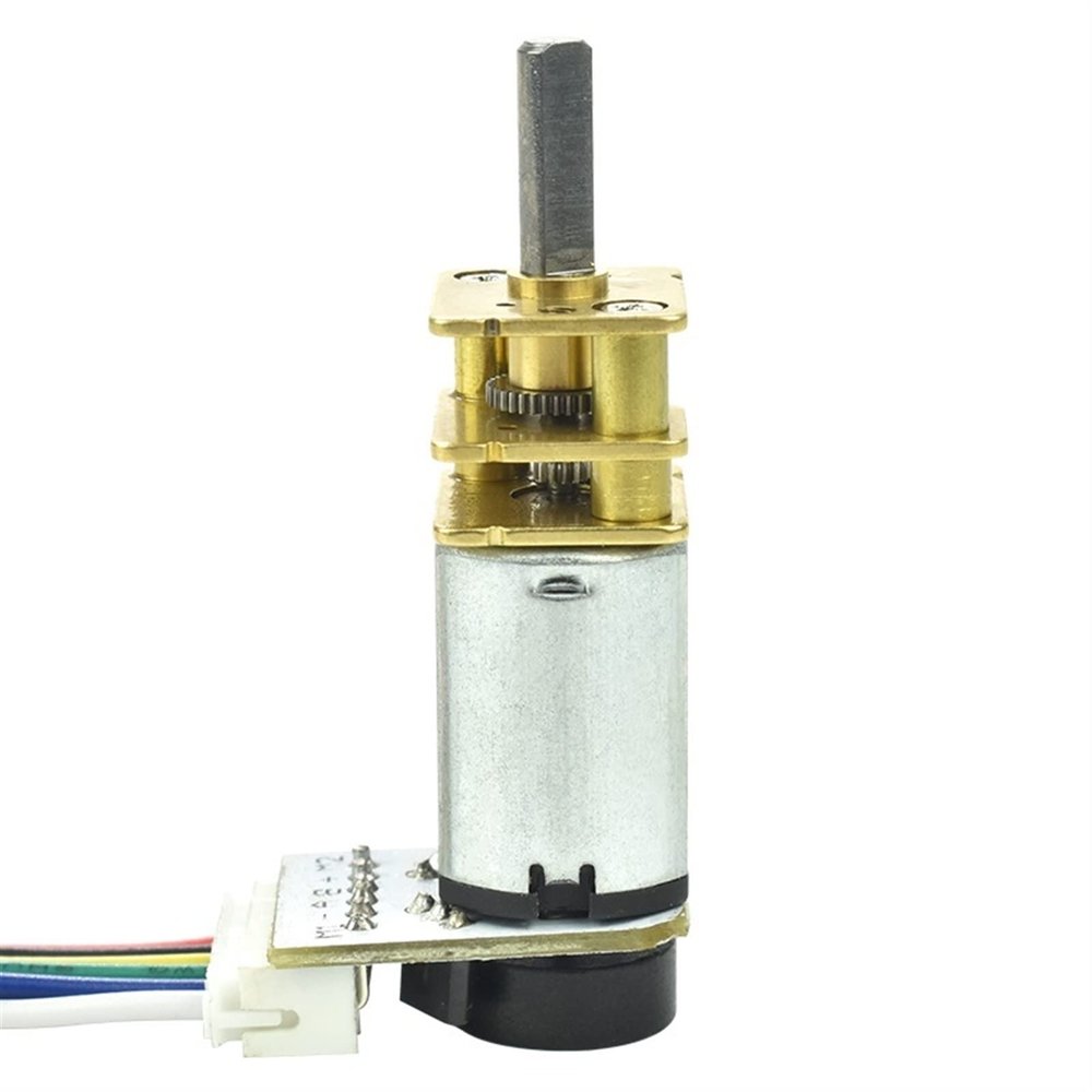 Xuulan Xianglaa-Motor GA12-N20 Micro DC Geared Metal Gear Motor, Small Smart Car 3v6v12v N20 Gear Motor with Encoder