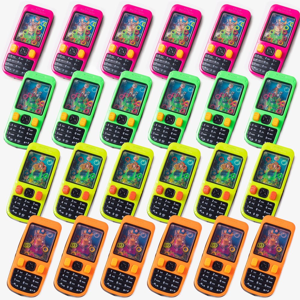 Handheld Water Game-24 Pcs Water Ring Game for Kids Handheld-Treasure Box Prizes-Party Favors Goodie Bags Stuffers-Birthday Class Favor-School Classroom Reward Prizes Bulk-4.2"