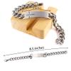 Hula Hooping Because Stabbing. Cuban Chain Bracelet, Hula Hooping Present from Friends, Brilliant Engraved Bracelet for Friends, Reusable Hula Hoop, Hula Hoops, Recycled Hula Hoop, Plastic Hula Hoop, view 2