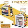 Cash Register Playset for Kids - 48PCS Pretend Play Money, Calculator, Scanner, Credit Card and Play Food for Boys and Girls Ages 3+ (668-125) view 2