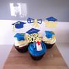 Gyufise 24Pcs 2026 Graduation Cupcake Toppers Glitter Class of 2026 Cupcake Picks Diploma Graduation Cap Cake Decorations for Theme Party Supplies Gold Blue view 4