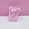 BOEBIZ Cute Little Bear Gold Powder Sequins Malt Candy Pinch Fun Slow Rebound Decompression Toy Pink view 1