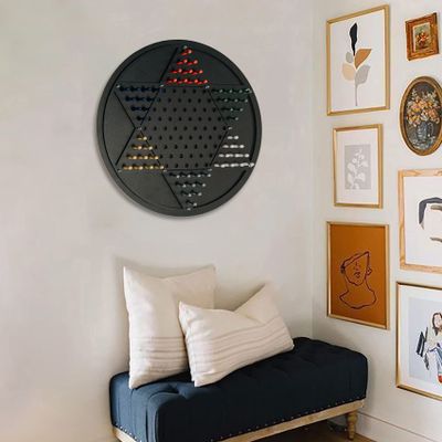 Archtwain Chinese Checkers Wall Hanging Game Board
