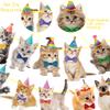 2pcs Cat Theme Party Banner Decorations Pet Cat Birthday Party Decorations Baby Cat Birthday Party Garland Decorations for Pet Kitties Theme Birthday Party Baby Shower Favor Bunting Supplies view 4