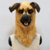 Yesness Realistic Furry Animal Mask,Plush Dog Mask with Moving Jaw,Mouth Moveable Dog Mask for Halloween Party Costume (Shepherd Dog) view 2
