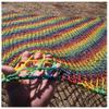 Tree House net Playground Climbing Cargo Net Rope Bridge Net Double Layers for Tree House, Monkey Bar Tree House Playground net Heavy Duty Backyard Net (Size : 4.5X4.5m) view 1