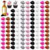 XIPEGPA 120PCS Plastic Mini Western Cowboy Cowgirl Hats Cute Miniature Hat West Party Crafts for Cowboy Cowgirl Party Supplies view 1