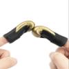 AQKILO Boxing Gloves Mini Finger Puppets, Knock Out Your Stress! Weird Stuff Random White Elephant Gifts, Gold - 4Pcs view 1
