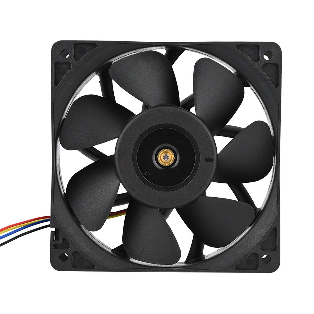 Fydun Cooling Fan, DC 12V 2 7A 6000RPM Replacement 4 Pin Connector for Antminer S7 S9