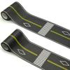 dspitwod Road Tape for Kids Car Toy Road Tape Track Play, Stick to Floors and Table Flat Surface,No Residue, 2-Pack of 3.9 Inch Wide x 32.8 ft Black Tape for Kids Gift view 1