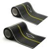 dspitwod Road Tape for Kids Car Toy Road Tape Track Play, Stick to Floors and Table Flat Surface,No Residue, 2-Pack of 3.9 Inch Wide x 32.8 ft Black Tape for Kids Gift view 2