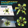 8Pcs Fidget Spinners Glow in The Dark, Fingertip Gyro DIY Deformable Robot Funny Sensory Fidget Toys Decompression Spinner Birthday Gifts Classroom Prizes Party Favors for Kids Adults view 2