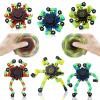 8Pcs Fidget Spinners Glow in The Dark, Fingertip Gyro DIY Deformable Robot Funny Sensory Fidget Toys Decompression Spinner Birthday Gifts Classroom Prizes Party Favors for Kids Adults view 4