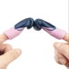 AQKILO Boxing Gloves Mini Finger Puppets, Knock Out Your Stress! Weird Stuff Random White Elephant Gifts, Blue - 4Pcs view 1