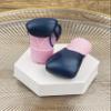AQKILO Boxing Gloves Mini Finger Puppets, Knock Out Your Stress! Weird Stuff Random White Elephant Gifts, Blue - 4Pcs view 3