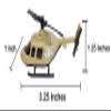 12 pc Military Helicopters Diorama Sets Toy Aircraft Carriers Army Playsets view 4