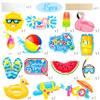 15Pcs Summer Pool Party Centerpiece Sticks Summer Pool Party Table Toppers Summer Beach Party Decorations for Summer Theme Birthday Party Baby Shower Supplies view 3