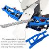Rcarmumb RC Upgrades Part for 1/10 Slash 4x4 (VXL)/Stampede 4x4 (VXL),Alloy Front Rear Suspension Arm,Caster Block,Steering Blocks,Rear Stub Axle Carriers,Shock Tower Set Hops up,Navy Blue view 3