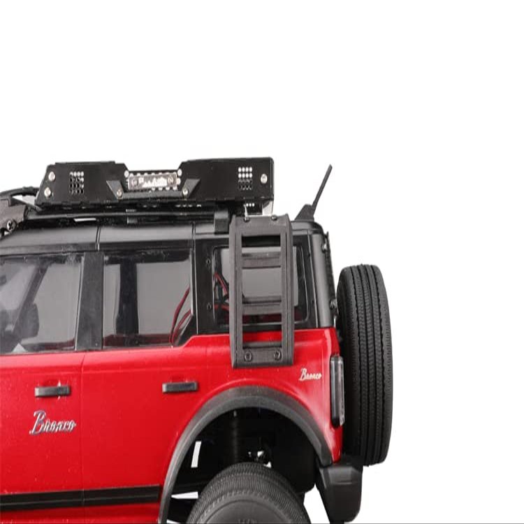 RC Car Antennas for 1/18 TRX4M, Nylon Antenna Tube with Base (Black)