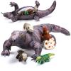 Lenwen 5 Pieces Komodo Dragon Plush Toy Set 26 Inch Monitor Lizard Stuffed Animal with 4 Plush Baby Lizards, Stuffed Komodo Dragon Plush Giant Lizard for Boy Girl Birthday Gift Pet Party Favor view 1