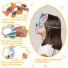 Lenwen 16 Set Animal Coloring Mask with 24 Pcs Watercolor Pen Jungle Paper Arts Craft Kids Color Your Own Paper Masks Safari Zoo Animal DIY Crafts for Kid Cosplay Masquerade School Classroom Supplies view 4