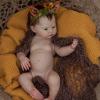 Angelbaby Reborn Newborn Real Life Baby Dolls Full Body Vinyl Silicone 19 Inch Realistic Girl Baby Doll with Soft Skin Washable Child Doll Sets Gifts view 4