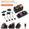 HTLNUZD 4Pack MG996R Analog Servo 55g Metal Gear Torque Digital Servo Motor,180/360 Degree for Futaba Sanwa GWS JR RC Helicopter Car Boat Robot DIY Project (4Pack 180 MG996R Servo Motor) view 3