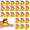 24 Sets Cowboy Rubber Duck with Cute Cow Print Hat and Scarf Mini Rubber Duckies Farm Theme Party Supplies Bathtub Toys Western Theme Party Decoration(Cute Style) view 1