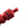 Maxmoral 4PCS RC Aluminum Nitro Fuel Filter Compatible with 1/8 1/10 Nitro Car Buggy Truck, Red view 3