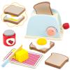 Airlab Play Kitchen Accessories Toddlers 1-3 Wooden Pop-up Toaster Toy Play Food Kids Age 1 2 3, Bread, Butter, Poached Egg Cutting Pretend Toys for 2-4 Year Old Toddlers Boys Girls view 1