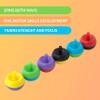 Tippy Tops Spinning Toys for Kids - 50pcs Easter Egg Fillers and Party Favors - Flip Upside Down Plastic Tops Bulk Gifts view 3