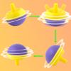 Tippy Tops Spinning Toys for Kids - 50pcs Easter Egg Fillers and Party Favors - Flip Upside Down Plastic Tops Bulk Gifts view 4