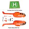 Zeyoking Original Parts for C186 Pro BO-105 RC Helicopter, Orange Body Shell Kit, Landing Pad, Replacement Components view 2